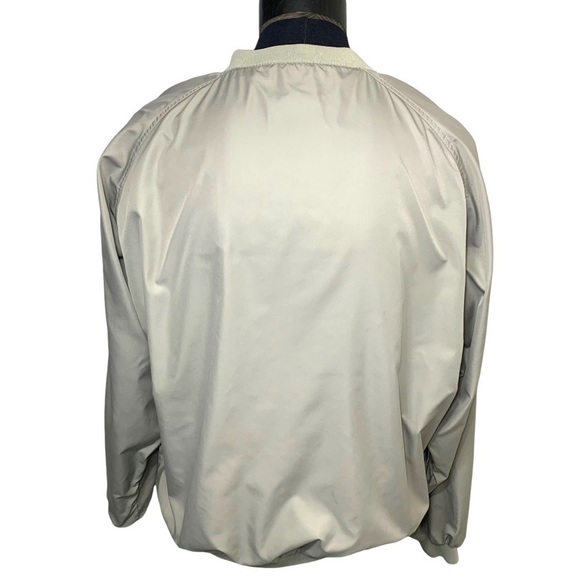 WILSON Vintage 90's Golf Tennis Windbreaker Sweater Long Sleeves Shirt Pockets L - Picture 3 of 14